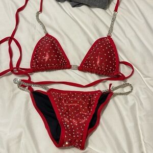 Closer Collection Red Show Bikini